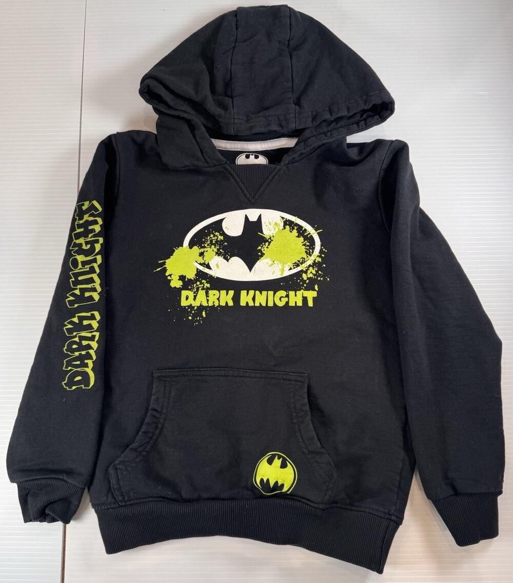 Pantaloons Batman Dark Knight Boys 6-7Y Black Splatter Graphic Hoodie Sleeve